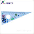 2014 Plastic Ruler Triangle Protractor Set 3D Plastic Lenticular Rulers